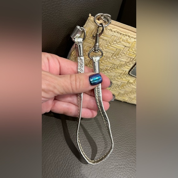 Coach Tan and Silver Clutch - Picture 4 of 6